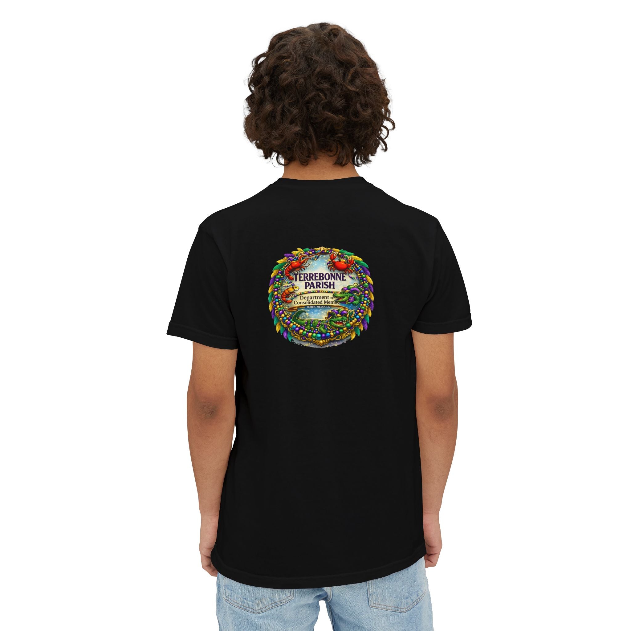 Pocket T-Shirt — Vintage Compass Graphic Pocket Tee