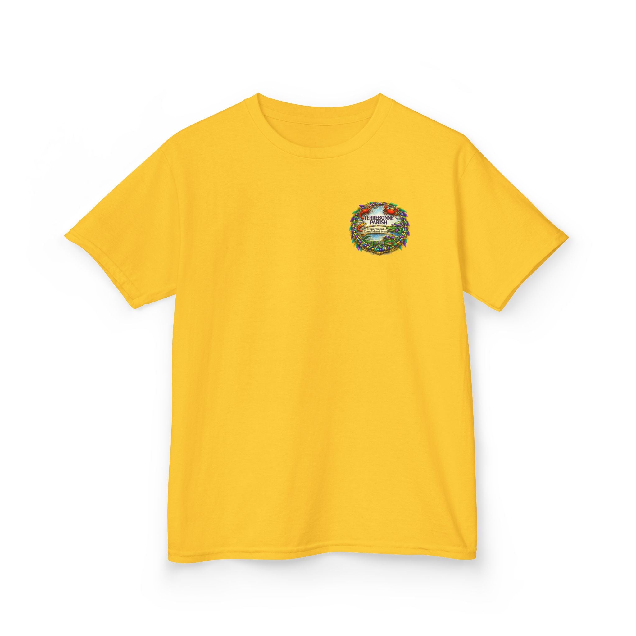 Kids Tee — Vintage Camper Adventure Patch Graphic