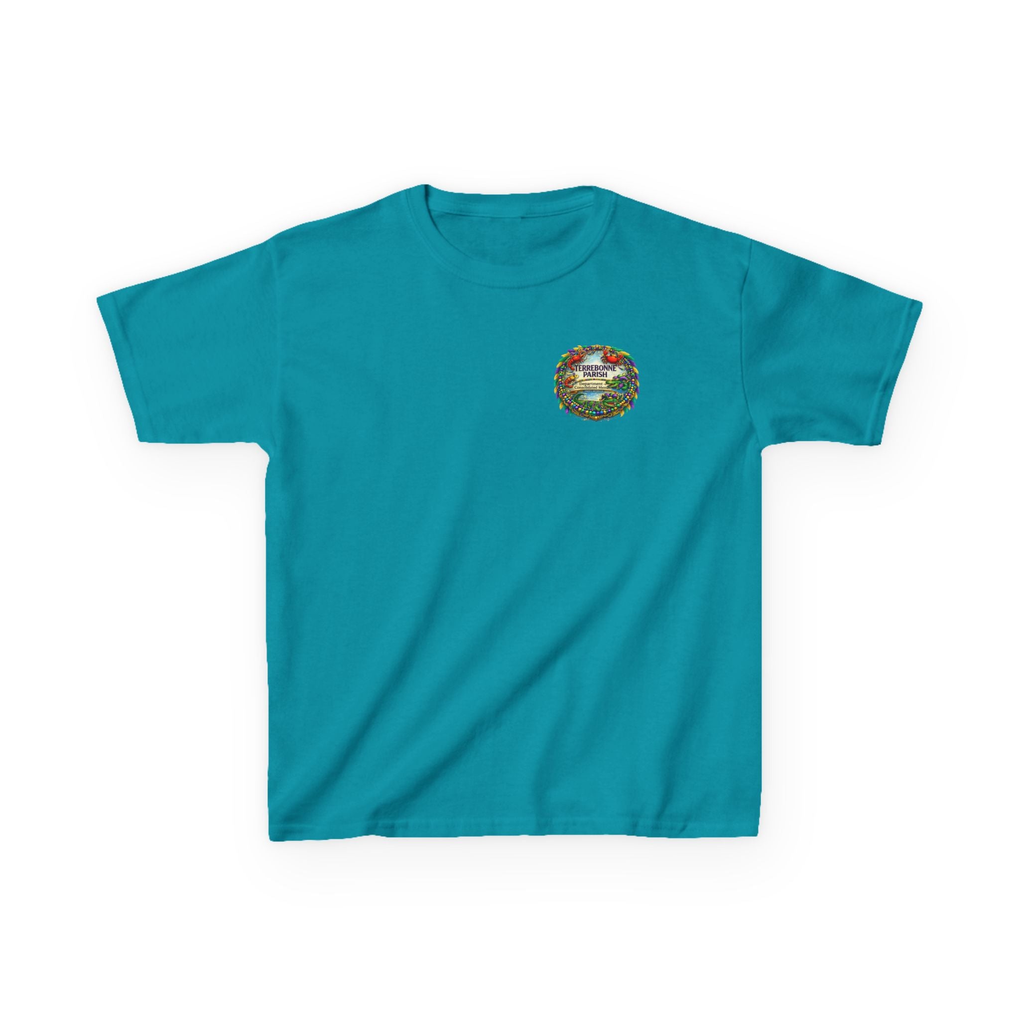Kids Tee — Vintage Camper Adventure Patch Graphic